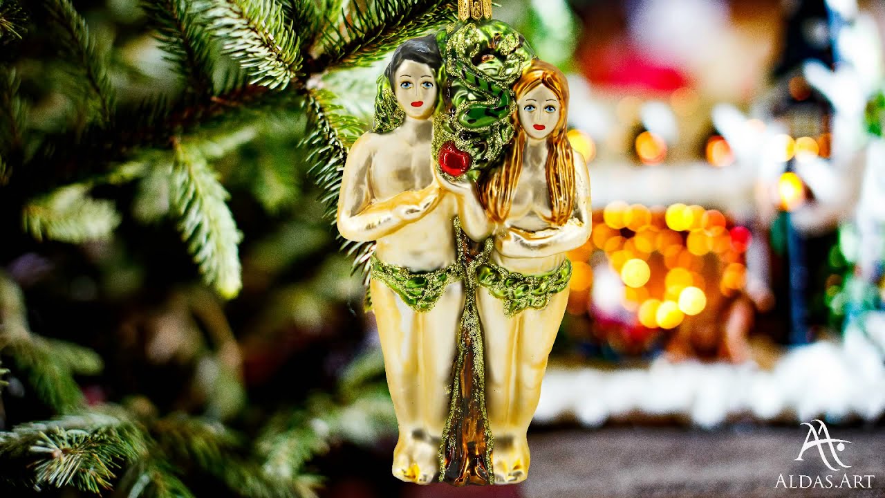 Adam and Eve - Educational baubles - Aldas.Art